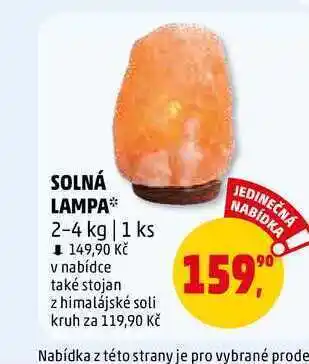 Penny Market Solná lampa, 1 ks nabídka