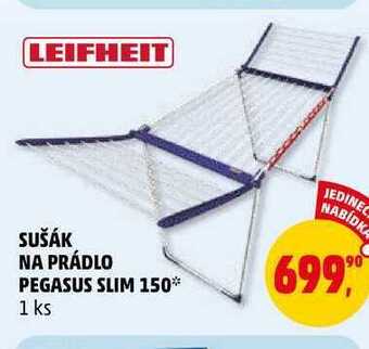Penny Market Leifheit sušák na prádlo pegasus slim 150, 1 ks nabídka