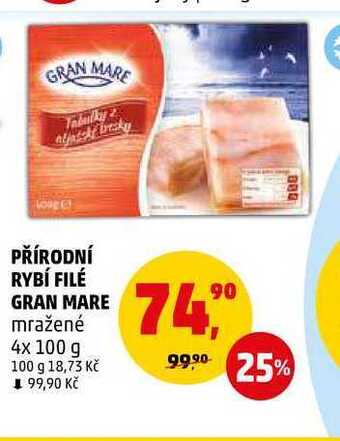 Penny Market Přírodní rybí filé gran mare, 4x 100 g nabídka