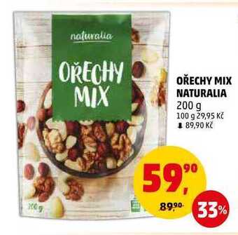 Penny Market Ořechy mix naturalia, 200 g nabídka