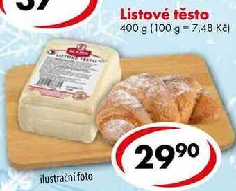CBA Listové těsto, 400 g nabídka