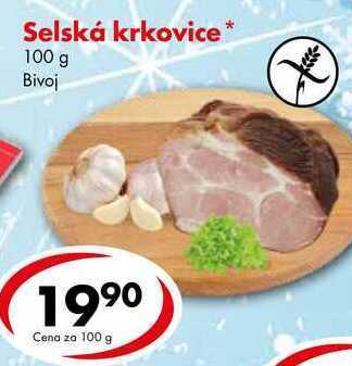 CBA Selská krkovice, 100 g nabídka