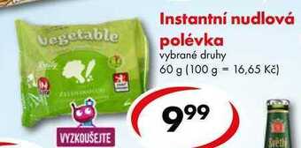 CBA Instantní nudlová polévka, 60 g nabídka