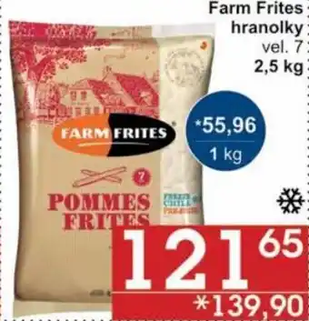 Jip Farm Frites hranolky vel. 7 2,5kg nabídka