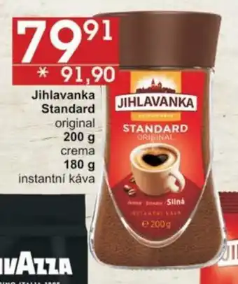Jip Jihlavanka Standard original 200g, crema 180g instantní káva nabídka