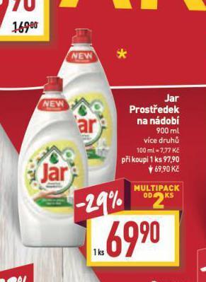 Billa Jar prostředek na nádobí nabídka