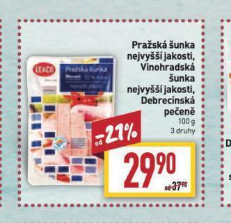 Billa Debrecínská pečeně nabídka