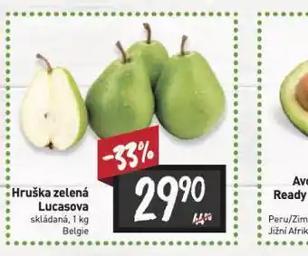 Hrušky zelené lucasova