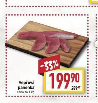 Billa Vepřová panenka nabídka