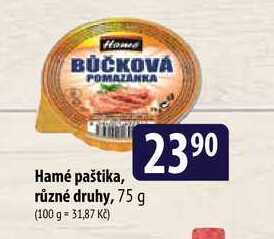 Bala Hamé paštika, různé druhy, 75 g nabídka