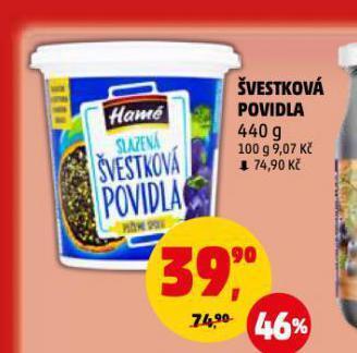 Penny Market Švestková povidla nabídka