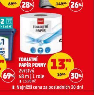 Penny Market Toaletní papír nabídka