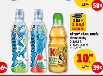 Penny Market Dětský nápoj kubík nabídka
