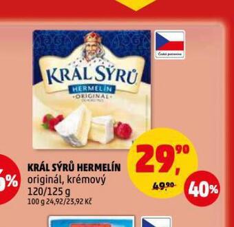 Penny Market Král sýrů hermelín nabídka