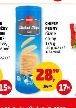 Penny Market Chipsy nabídka