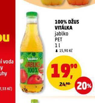 Penny Market 100% džus vitálka nabídka