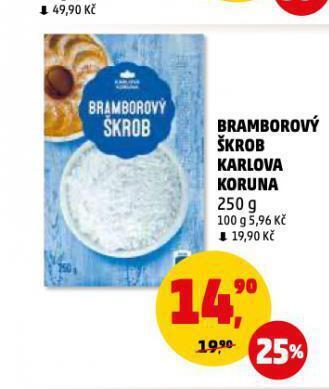 Penny Market Bramborový škrob nabídka