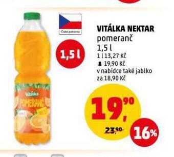 Penny Market Vitálka nektar nabídka