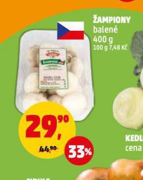 Penny Market Žampiony nabídka