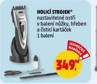 Holicí strojek