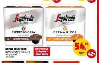 Kávové kapsle segafredo