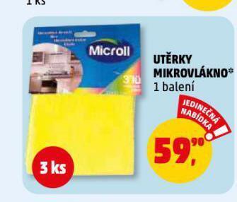 Penny Market Utěrky mikrovlákno nabídka