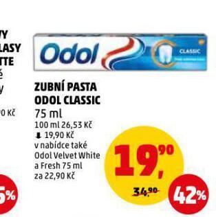 Penny Market Odol zubní pasta nabídka