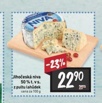 Billa Jihočeská niva 50% nabídka