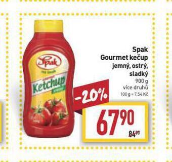 Billa Spak gourmet kečup nabídka