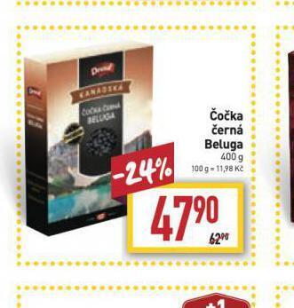 Billa Čočka černá beluga nabídka