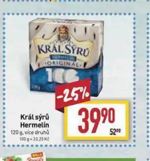 Billa Krák sýrů hermelín nabídka