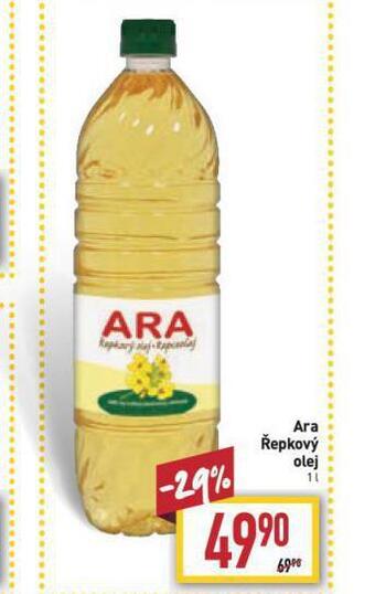 Billa Ara řepkový olej nabídka