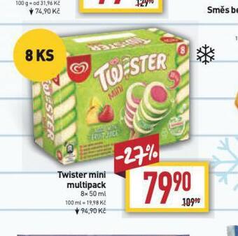 Billa Twister mini multipack nabídka