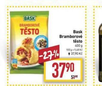 Billa Bask bramborové těsto nabídka