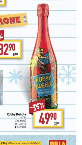 Billa Robby bubble nabídka