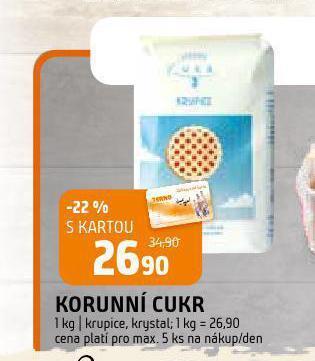 Terno Korunní cukr nabídka