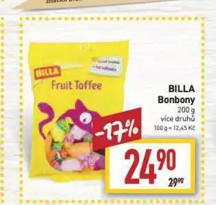 Billa Billa bonbony nabídka