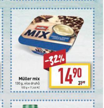 Billa Müller mix nabídka