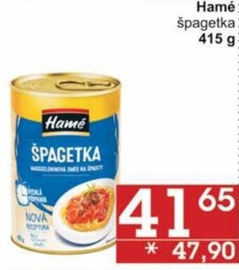 Jip Hamé špagetka 415g nabídka