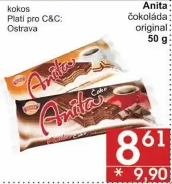 Jip Anita čokoláda, original 50g nabídka
