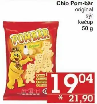 Jip Chio Pom-bär original, sýr, kečup 50g nabídka