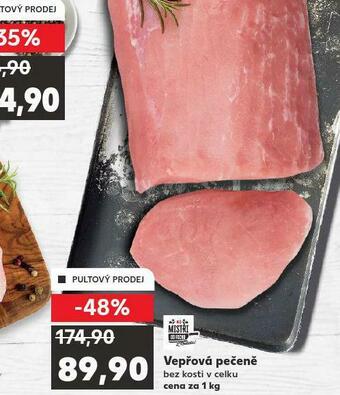 Kaufland Vepřová pečeně bez kosti nabídka