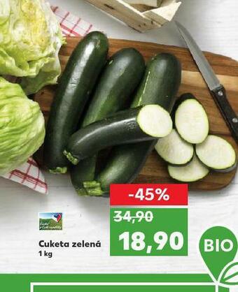 Kaufland Cuketa zelená nabídka