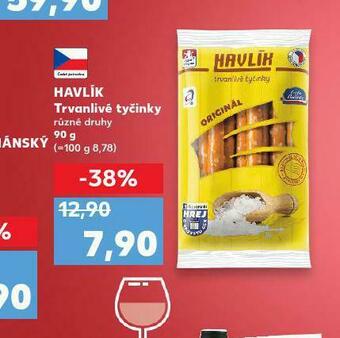 Kaufland Havlík trvanlivé tyčinky nabídka