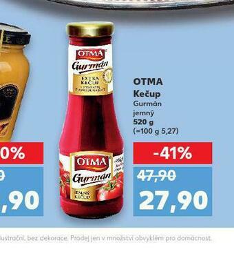 Kaufland Otma kečup nabídka