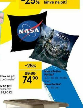 Tesco Harry potter polštář nabídka