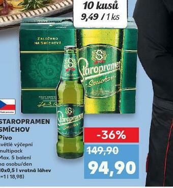 Kaufland Pivo staropramen smíchov nabídka