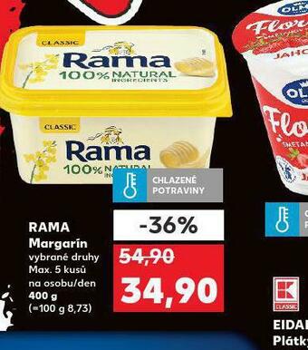 Kaufland Rama margarín nabídka