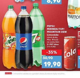 Kaufland Pepsi 2l nabídka