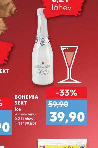 Kaufland Bohemia sekt ice nabídka